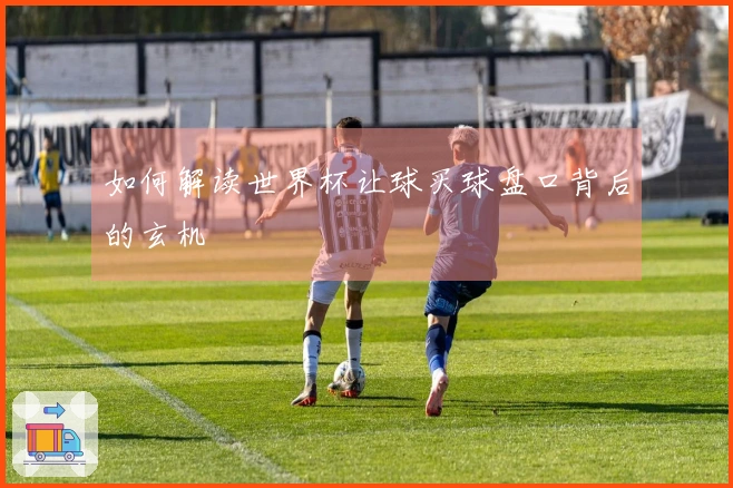 如何解读世界杯让球买球盘口背后的玄机