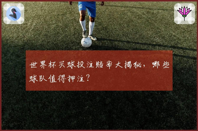 世界杯买球投注赔率大揭秘，哪些球队值得押注？